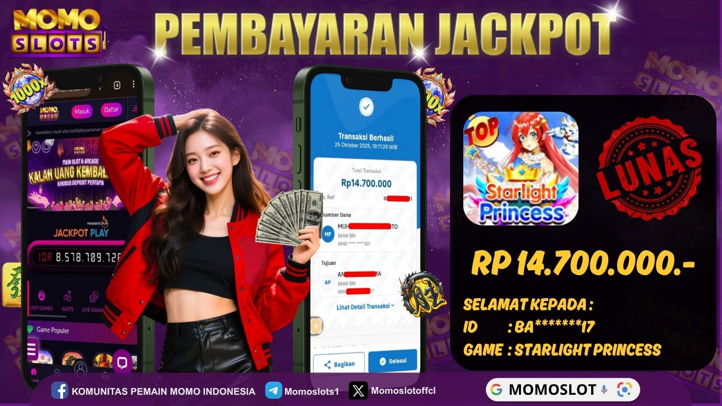 MOMOSLOTS JACKPOT SLOT STARLIGHT PRINCESS
